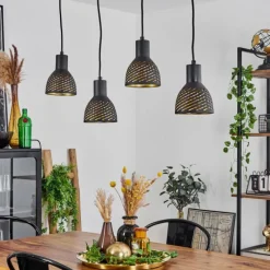 Style Boho-Chic-hofstein Suspension Racolo Écru, 4 lumières