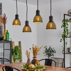 Style Boho-Chic-hofstein Suspension Racolo Écru, 4 lumières
