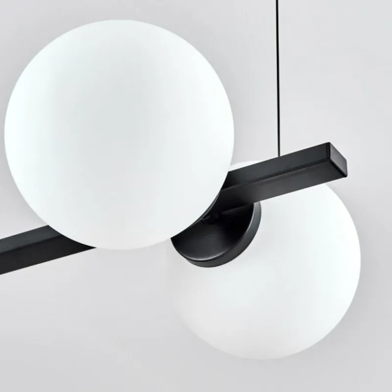 hofstein Suspension Rascoupet Noir, 6 lumières