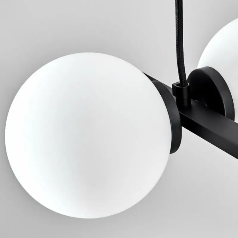 hofstein Suspension Rascoupet Noir, 6 lumières