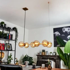 hofstein Suspension Rascoupet Or, 6 lumières