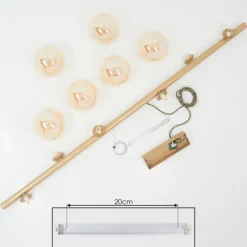 hofstein Suspension Remaisnil Laiton, 6 lumières