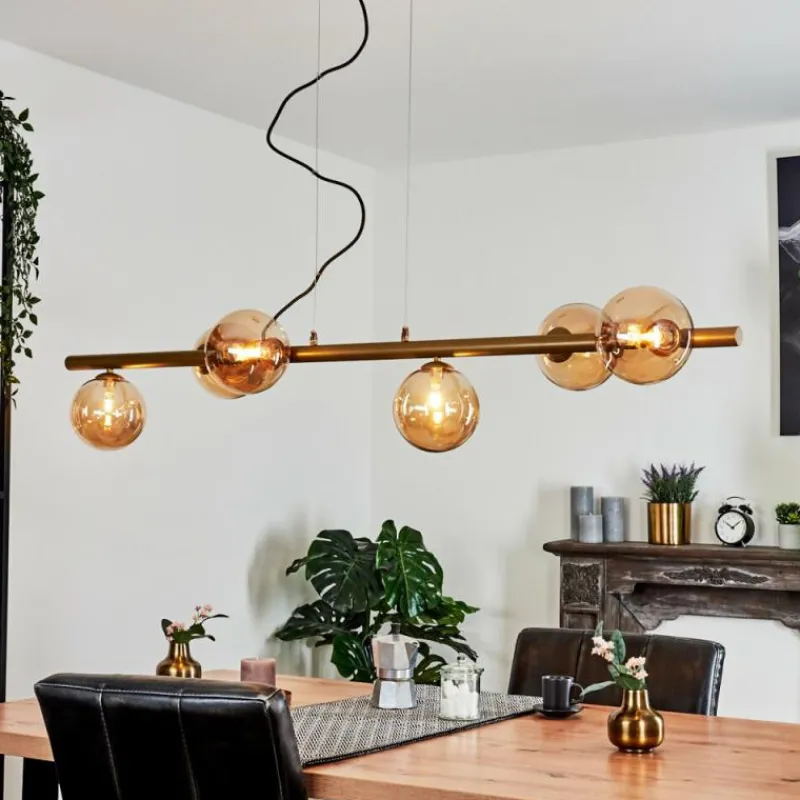 hofstein Suspension Remaisnil Laiton, 6 lumières