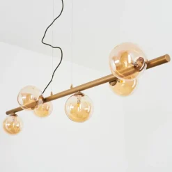 hofstein Suspension Remaisnil Laiton, 6 lumières