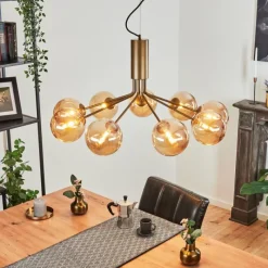 hofstein Suspension Remaisnil Laiton, 9 lumières