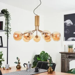 hofstein Suspension Remaisnil Laiton, 9 lumières