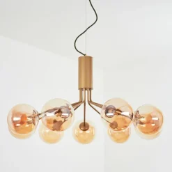 hofstein Suspension Remaisnil Laiton, 9 lumières