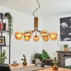 hofstein Suspension Remaisnil Laiton, 9 lumières