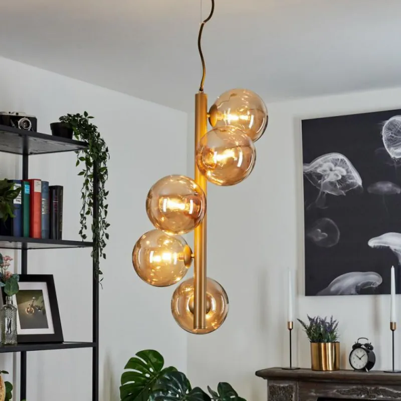 hofstein Suspension Remaisnil Or, 5 lumières