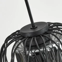 Suspension Verre Fumé-hofstein Suspension Saitoco Noir, 3 lumières