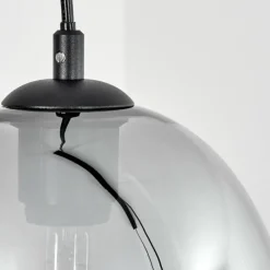 Suspension Verre Fumé-hofstein Suspension Sarniguet Noir, 1 lumière