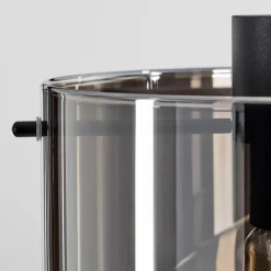 hofstein Suspension Sarniguet Noir, 4 lumières