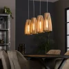 Style Boho-Chic-hofstein Suspension Solca Noir, 4 lumières