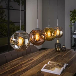 hofstein Suspension Stellar Anthracite, 4 lumières