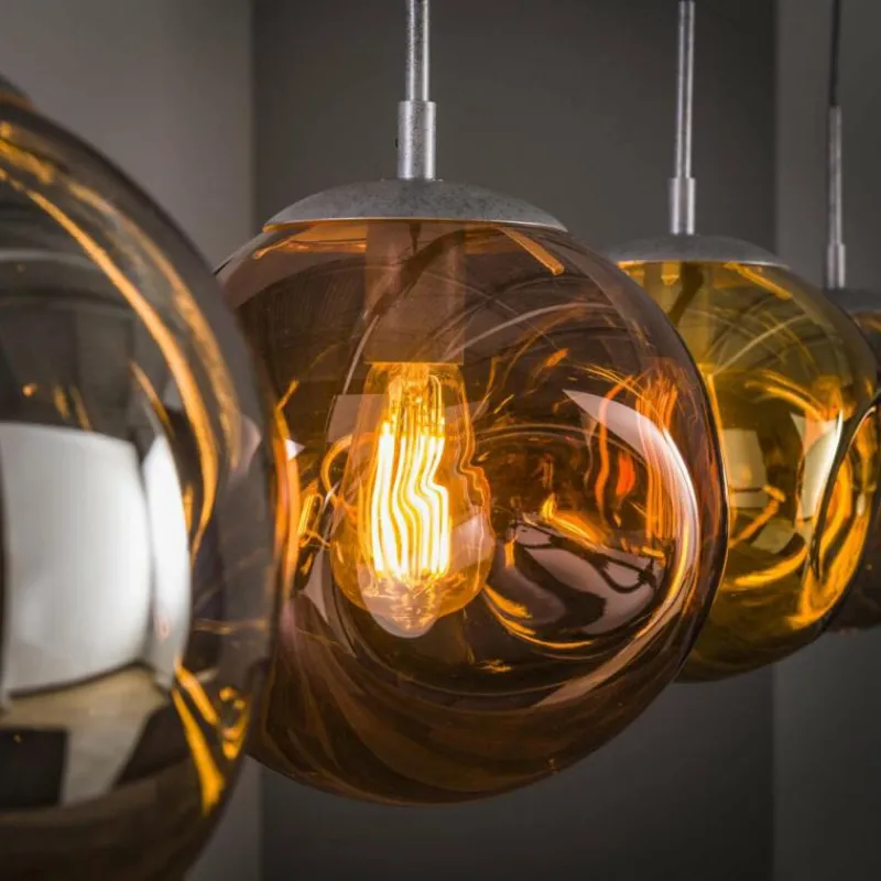 hofstein Suspension Stellar Anthracite, 4 lumières