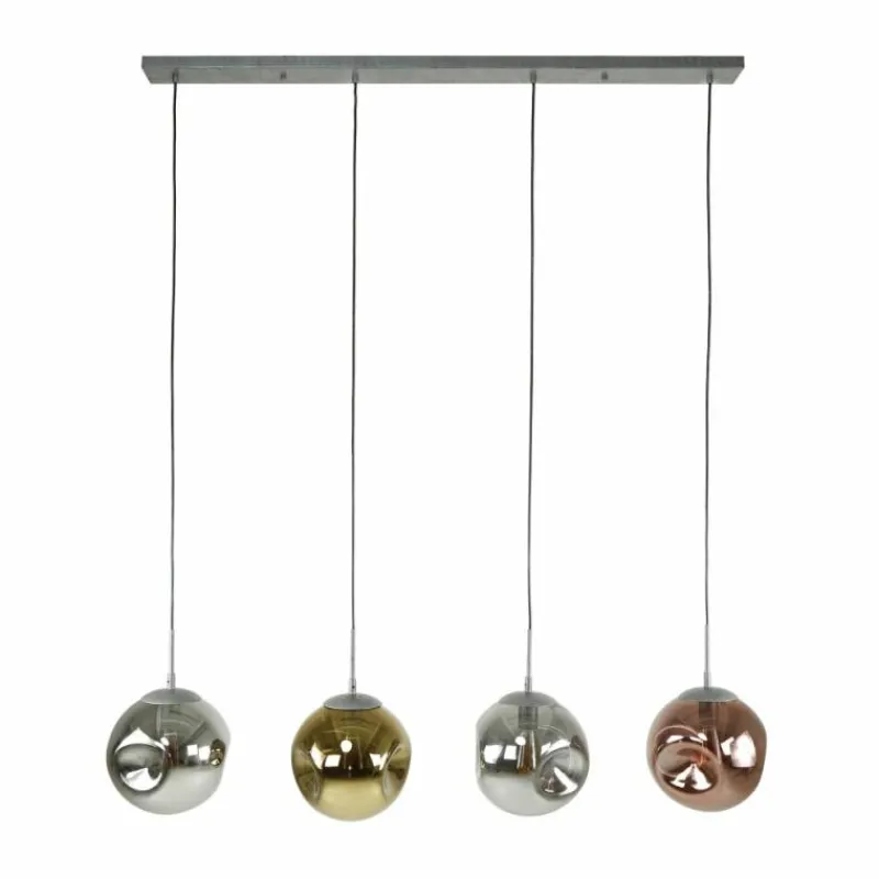 hofstein Suspension Stellar Anthracite, 4 lumières
