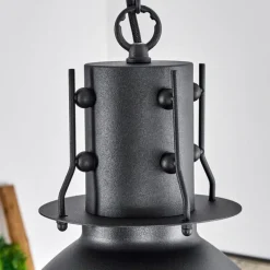 Lampes Industrielles-hofstein Suspension Tallaa Noir, 2 lumières