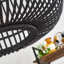 Luminaires Scandinaves-hofstein Suspension Teheran Noir, 1 lumière