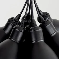 hofstein Suspension Timola Noir, 7 lumières