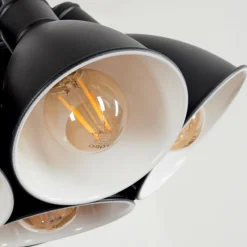 hofstein Suspension Timola Noir, 7 lumières