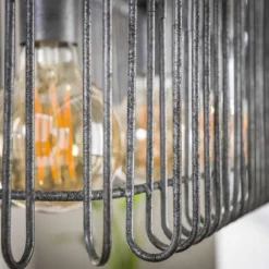 Lampes Industrielles-hofstein Suspension Trax Anthracite, 5 lumières