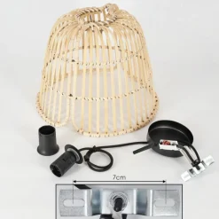 Luminaires Scandinaves-hofstein Suspension Tresminas Noir, 1 lumière