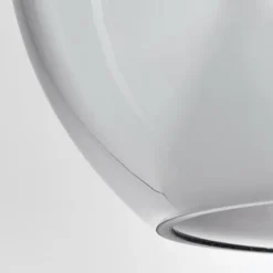 Suspension Verre Fumé-hofstein Suspension Trezeste Noir, 5 lumières