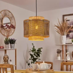 Luminaires Orientaux-hofstein Suspension Tunga Noir, 1 lumière