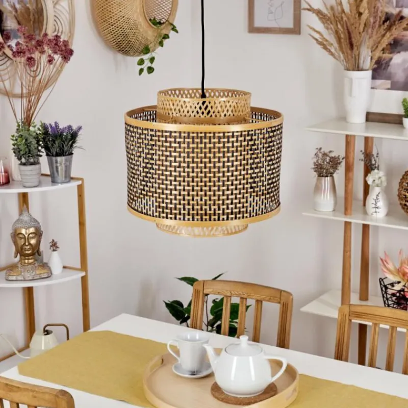 Luminaires Orientaux-hofstein Suspension Tunga Noir, 1 lumière