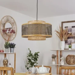 Luminaires Orientaux-hofstein Suspension Tunga Noir, 1 lumière