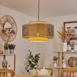 Luminaires Orientaux-hofstein Suspension Tunga Noir, 1 lumière