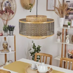 Luminaires Orientaux-hofstein Suspension Tunga Noir, 1 lumière