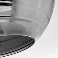 Suspension Verre Fumé-hofstein Suspension Veikkaala Noir, 1 lumière