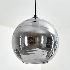 Suspension Verre Fumé-hofstein Suspension Veikkaala Noir, 1 lumière