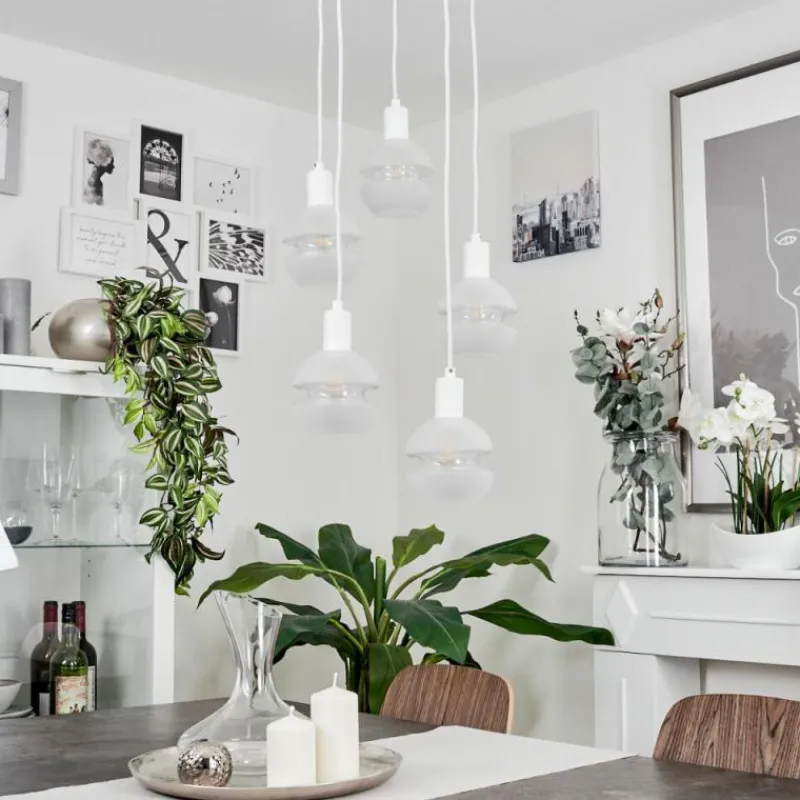 hofstein Suspension Ventosa Blanc, 5 lumières