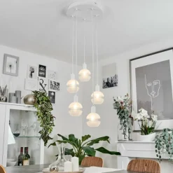 hofstein Suspension Ventosa Blanc, 5 lumières