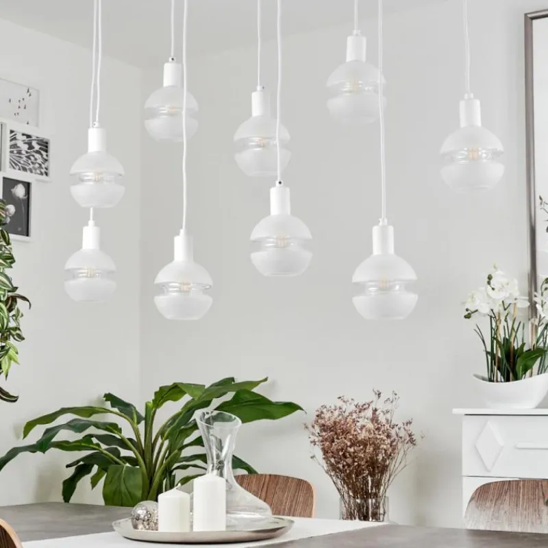 hofstein Suspension Ventosa Blanc, 9 lumières