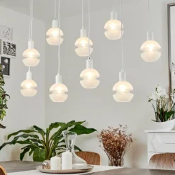 hofstein Suspension Ventosa Blanc, 9 lumières