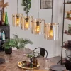 hofstein Suspension - Verre 20 cm Parane Ambre, 4 lumières