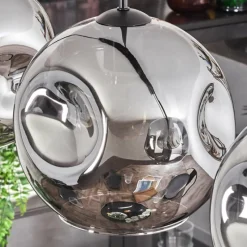 Suspension Verre Fumé-hofstein Suspension - Verre 25 cm Ripoll Fumé, 4 lumières