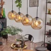 hofstein Suspension - Verre 25 cm Ripoll Ambre, 4 lumières
