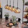hofstein Suspension - Verre Apedo Ambre, 4 lumières