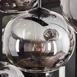 Suspension Verre Fumé-hofstein Suspension - Verre Apedo Fumé, 8 lumières