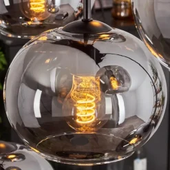 Suspension Verre Fumé-hofstein Suspension - Verre Apedo Fumé, 8 lumières