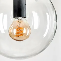 hofstein Suspension - Verre Gastor Clair, 3 lumières