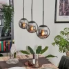 hofstein Suspension - Verre Gastor Fumé, 3 lumières