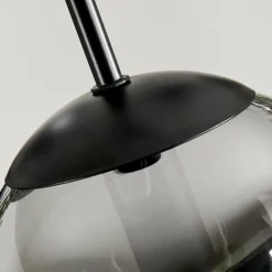 hofstein Suspension - Verre Gastor Fumé, 3 lumières