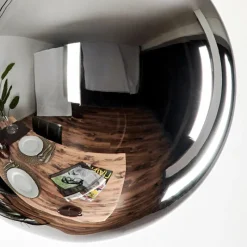 hofstein Suspension - Verre Gastor Chrome, Fumé, 3 lumières