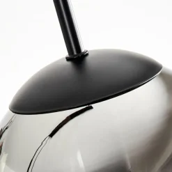 Suspension Verre Fumé-hofstein Suspension - Verre Gastor Chrome, Clair, Fumé, 4 lumières