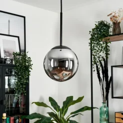 hofstein Suspension - Verre Gastor Fumé, 1 lumière